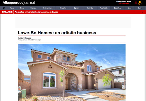 Albuquerque & Santa Fe Custom Home Builder - Albuquerque Journal